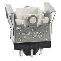 NKK Switches MLW3028/U ສະຫນັບສະຫນູນ Rocker DPDT (ON)-OFF-(ON) 5A ເພີ່ມຕົວສະຫນັບ Switch Body Only