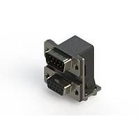 EDAC 663-009-364-045 ຕູ້ສະຫນອງ Dual Port D-Sub ມຸມຂວາ ຕູ້ສະຫນອງ Dual Port D-Sub