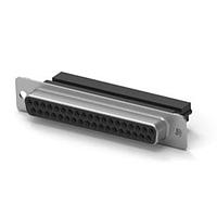 AMP Connectors - TE Connectivity 1-747562-0 ຕົວເຊື່ອມ D-Sub - ຄວາມໜາ້ຍມມາດຕະຖານ OVRMLD RCPT ASSY 37P HDE