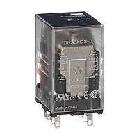 Schneider Electric Relays 792XBXC-24D ຕູມຂ້ອຍ MINI CNRL RELAY DPDT 12A COIL: 24VDC