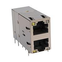 Bel Magnetic Solutions G23-21YR-010 ມັກເຕິກ ຈແກ MAGJACK 2x1 10G nPoE ICM ມີ LED