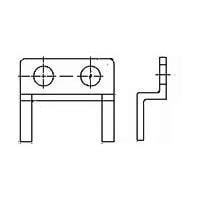 Raychem - TE Connectivity 861215-2 ຂາຍຍືດຕິດ MOUNTING BRACKET