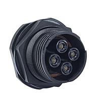 Amphenol Industrial APC07-20-3P ຮັບຂອງ JAMNUTRECEPTACLE20-3PIN