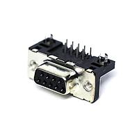 Amphenol Commercial Products D09S33E6GX09LF ຮອງຮັບ Receptacle D09S33E6GX09LF-DSUB R/A STB 9 SOCKET