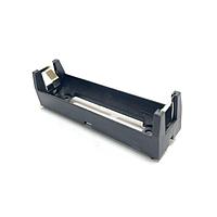 Eagle Plastic Devices 12BHC186P2-GR ຖານຖ້ວມແບດເຕີຣີ 18650 ຖານຖ້ວມແບດເຕີຣີ PC Mount - ສີດຳ