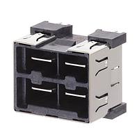 AMP Connectors - TE Connectivity 2173211-2 ພາວເລີ້ມໄຟຟ້າໃຫ້ກັບບອດ 4P VERT HEADER SHIELDED,P/F