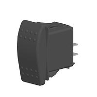 Carling Technologies V2D2S00B-AZC00-000 ສະຫນອງສະລິດ Rocker Switch 1-pole, (ON) - None - OFF, 20A 12VDC ບໍ່ໄດ້ຮັບການປະເມີນ HP, ບໍ່ມີແສງສະຫນອງ, Sealed Contura II Rocker Black Switch ກັບບໍ່ມີເລນສແລະ .250 Tab (Q.C.), 10 Terminal base