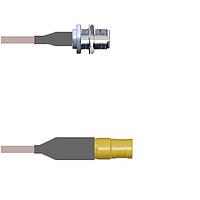 Amphenol Custom Cable Q-2503Y000H006i ສາຍສັນຍານ RF N-SJB/SMB-SP G142 6I