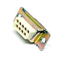 ITT Cannon DEMA9SF225 ປະຕູຮັບ Receptacle D-Sub, 9 Skt/ crimp term, SST shell