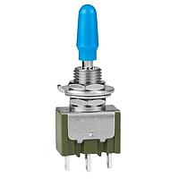 NKK Switches M2018SS1W01-BG ສະຫນັບສະຫນູນ Toggle 6A @ 125V AC SPDT (ON)-OFF-(ON)