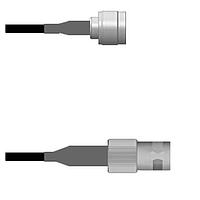 Amphenol Custom Cable Q-2N0090008048i ສາຍສັນຍານ RF N-SP/BNC-SJ RG58 48I