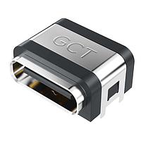 GCT (Global Connector Technology) USB4730-GF-A ຕິດຕັ້ງບົດບູນ PCB ປິດກັນ USB2.0 TypeC Recpt. CONNECTOR ONLY GF, 16P Horz T.Mt. SMT, IP67
