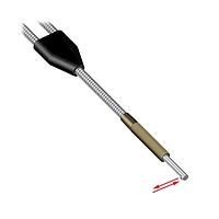 Banner Engineering BTETA1.53S ເຄື່ອງຈັບເຊື້ອເສັ້ນແສງ Fiber Optic Sensors Glass Fiber; Diffuse Mode 2.29 mm dia. Bundle; Stainless Steel Sheathing; 0.91 m long; 5/16x24 Thread with 25.4 mm long Probe, Side Exit sensing