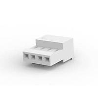 AMP Connectors - TE Connectivity 3-640441-4 ຮູງຮັບ Receptacle ປິດບໍ່ມີ TABS 4P ຂາວ ບ່ອນດິນ 24 AWG