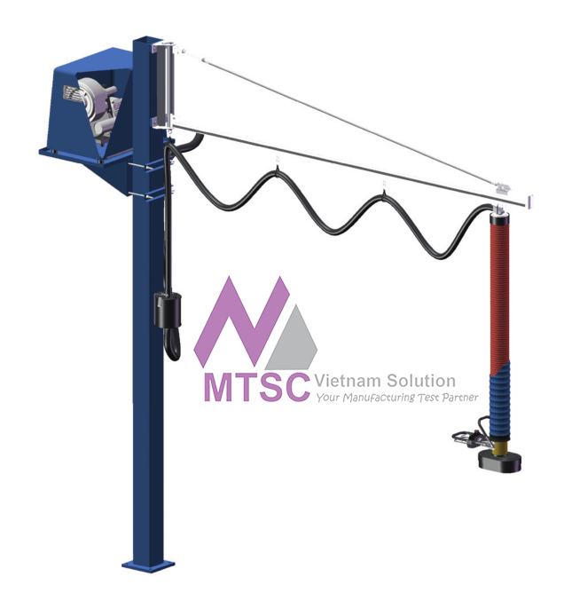 ອຸປະກອນຍົກສູນຍາກາດສຳລັບການຍົກແລະຍ້າຍວັດຖຸໃນງານອຸດສາຫະກຳ