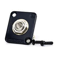 Switchcraft E11BPKG ຕົວເຊື່ອມໂທລະສັບ 1/4"/2 COND MONO ມີດວງສອງ 4-40 ສະກຣູ ສີດຳ