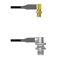 Amphenol Custom Cable Q-2R0490008084i ສາຍສະບັບ RF SMA-RJB/TNC-RJ RG58 84I