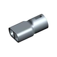 AMP Connectors - TE Connectivity 293358-1 ອຸປະກອນເສີມ ທູບສໍາລັບ SPT-2 ສາຍສັນຍານ