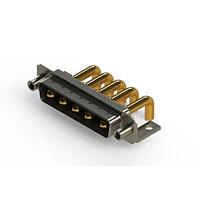 EDAC 629-5W5-250-4TE ຕູ້ຕິດຕໍ່ D-Sub ປະສົມມຸມຂວາ ຕູ້ຕິດຕໍ່ພະລັງງານ Combo D-Sub