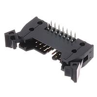 Omron Electronics XG4A-1435 ປຸ່ມຕໍ່ສາຍແບບແກ້ວ Flat Cable Connectors Plug ShortLock 14P RightAngle 1Polarize