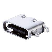 Same Sky (formerly CUI Devices) UJ20-C-H-G-SMT-5-P16-TR USB ປະເພດ C ປະເພດ C, 2.0, ຢູ່ຮອງ, ກະດູກທອງ 3u, ຕິດຢູ່ພື້ນຜິວມີໂພດ, 16 ຂາ, T&R