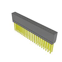 Samtec ESQ-122-14-G-D ລູກບວກສໍເຄດສະຕຣິບສູງ, 0.100" ຊີ້ນ
