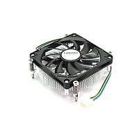 Rego Electronics RG3129-25-002 CPU Cooler ອະລູມິເນຍອອກແບບຮູບພູມລົດລົງມີຖັງຖອຍຄູເປີບ້າງຖັງພັນ 80x10 Axial ມີ PWM