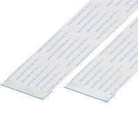 GCT (Global Connector Technology) 05-34-A-0152-A-4-06-4-T ເສັ້ນສາຍຕໍ່ລົງ FFC / FPC 0.5mmP. FlatFlexCble, 34Contact, Conductor SameSide, Len152mm/6in, Tin Plt