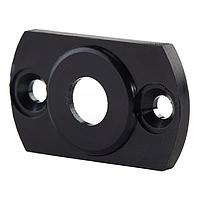 Essentra Components CS-113-3 ຖານຍືດຕິດ Panel Striker Striker, ສີດຳ