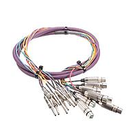 Switchcraft XLRF05TRS ອຸປະກອນເສີມ XLR F-TRS M, 5 FT 8 CH AUD SNAKE