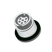 Amphenol LTW ABD-06PMFS-LC7001 ຕົວເຊື່ອມ Ceres, ຂະໜາດມາດຕະຖານ, ເປັນພລາສຕິກ, 5A, 06 ກະດູກພິນ, ຕົວເຊື່ອມຜູ້ຊາຍ, ຕົວຕິດຕໍ່ຜູ້ຍິງ, ຮູບວົງກົງ, ລັອກ 2 ຈຸດ, ການບົດລົດ, ຕົວຮັບ, IP67