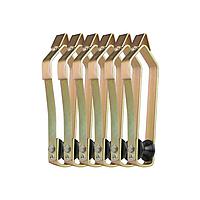 Jonard Tools CR-150/6 ລ້ອງສາຍສະເລີຍ Cable Roller ສຳລັບສາຍສະເລີຍທີ່ມີຂະໜາດເຖິງ 1" (ຊຸດ 6 ຊິ້ນ)