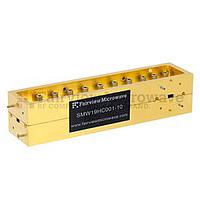 Fairview  SMW19HC001-10 10 dB WR-19 Directional Waveguide Split Block Coupler With UG-383/U-Mod Round Cover Flange from 40 GHz to 60 GHz For U Band