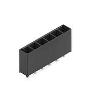 Wurth Elektronik 657006140201 ພິນເຮດເດີ WR-MPC5 THT ແຖວດຽວ ພິນຊາຍ ຕັ້ງຕົວແບບຕັ້ງພັນກັບເກັດພລາສຕິກສແນບ-ອິນ ສາມາດຕິດກັນໄດ້ ເກັດສວ່າງສະຫວ່າງ 6 ພິນ