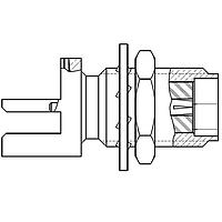 Johnson / Cinch Connectivity Solutions 142-0711-851 ຕົວເຊື່ອມ SMA JACK ASSMBLY END LAUNCH BULKHEAD
