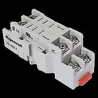 Schneider Electric Relays 70-459-1 ປຸ່ມຕິດຕັ້ງ Relay DIN/PM Socket 8-Pin, Screw Term