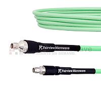 Fairviewmicrowave FMCA1284-100CM ການທົດສອບການສູນເສຍຕ່ໍາ SMA Male ກັບ SMA Male Plug Cable LL335i Coax ແລະ RoHS (~18GHz, 1.4 VSWR)