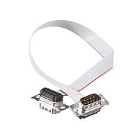Molex / FCT RB09P09P-012 ສາຍສະເລີຍ Jumper 25P 12" MALE/MALE D-SUB FLAT CBL ASSY
