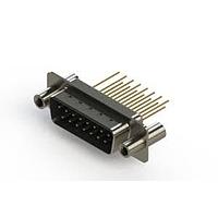 EDAC 627-M15-623-LT4 ຕົວເຊື່ອມ D-Sub - ຕົວເຊື່ອມ D-Sub ຄວາມໜາ້ຄວາມຖືກມາດຕະຖານ ແບບຕັ້ງຕົວແບບຕັດກະເປົາ