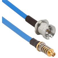 Amphenol SV Microwave FV67SMPM-085-MBSMP-060 ການປະກອບສາຍ RF VITA 67.1/2 SMPM ເຖິງ SMP M BKHD 6" Cable