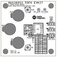 Analog Devices MAX38903EVKIT#WLP ຕົວຄວບຄຸມແຮງໂຕລະສະຕິ LDO 1A, 5VRMS Low Noise LDO Linear Regulator