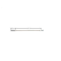 EBRO TPN 140-30 (1341-0415) Rod probe ໂດຍບໍ່ມີການສາຍ (300mm,1100°C,Lemo)