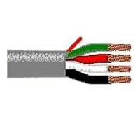 Belden 5502UE 008U1000 ສຽງ, ຄວາມປອດໄພ ແລະ ເປັ້ນສັນຍານ 22AWG 4C UNSHLD 1000ft ກ່ອງ ສີເທົາ