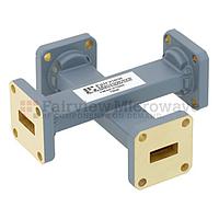 Fairview FMWCP1040 30 dB WR-42 Waveguide Crossguide Coupler With UG-595/U Square Cover Flange from 18 GHz to 26.5 GHz