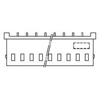 AMP Connectors - TE Connectivity 1470222-7 ກອງຢູ່ຮັບ Receptacle Housing HPI 2.5MM EMIX HOUSING 7P