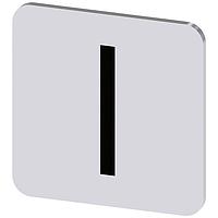 SIEMENS 3SU19000AF810QB0 ປ້າຍປະກັດ, I INSCR. LABEL, ເງິນ 22 X 22MM, ສັນຍາລັກ: I