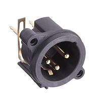 NEUTRIK NC3MAV-1 ປະຕູຮັບ Receptacle - ຊຸດ A - XLR 3 ຂາຍ - ຜູ້ຊາຍ - PCBV - ຂາຍ 1/ຮອບ/ກະແຜນດ້ານໜ້າເຊື່ອມຕໍ່ - ບໍ່ມີດິນ - ທອງ