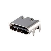 Same Sky (formerly CUI Devices) UJC-HP2-3-SMT-TR ພວງຮັບ USB USB Jack, ປະເພດ C, 2.0, SMT, T&R
