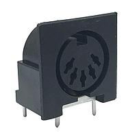 Kycon KCDX-5S-N ຕົວເຊື່ອມ 5P R/A PCB ບໍ່ມີການປ້ອງກັນ 10mm CIRC DIN RECPT