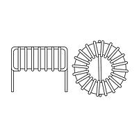 JW Miller 2300HT-100-H-RC Toroidal 10uH 15% ຢູ່ແນວຮອງ